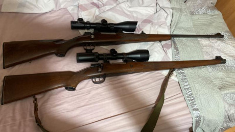 Se vende Kettner Calibre 7x64 en 700€ con gatillo al pelo visor arcea 3-12x50 y bases desmontables de 00