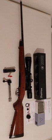   Buenas noches

Mi hermano pone a la venta su equipo de rececho, consistente en:

Rifle Savage 114 American 02
