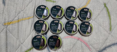 Vendo 11 cajas de slug del 6.35. 6 cajas de la foto están precintadas y las demás le faltarán unos 10 00