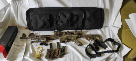  Incluye: 
- Visor Visor Nikko Stirling Panamax 3-9×40 AO con tapas apas flip-up butler creek y funda 00