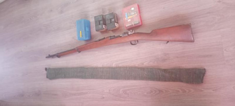 El rifle sueco de 6,5X55 del año 1900 , con todos los números coincidentes, lo vendo con bocacha , funda 42