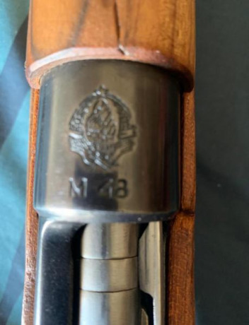 SE VENDE M48 YUGOSLAVO EN PERFECTO ESTADO DE USO Y CONSERVACIÓN. 
CALIBRE 8x57.
NÚMEROS COINCIDENTES. 11
