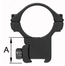 COMPRADAS anillas para visor altas / extra altas:

- Para tubo de 30 mm
- Atura de las anillas al menos 10