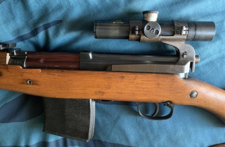 VENDIDO RIFLE TOKAREV SVT-40 SEMIAUTOMÁTICO SNIPER CON MIRA TELESCÓPICA. 
CALIBRE 7,62 x 54 R.
AÑO 1940.
TODO 22