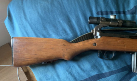 VENDIDO RIFLE TOKAREV SVT-40 SEMIAUTOMÁTICO SNIPER CON MIRA TELESCÓPICA. 
CALIBRE 7,62 x 54 R.
AÑO 1940.
TODO 20