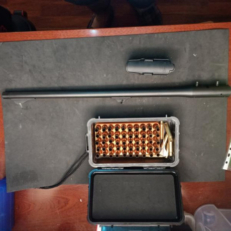 VENDO CAÑON BLASER R8 DE 19 MM ,CON ROSCA HOMOLOGADA Y SU CARGADOR CORRESPONDIENTE
 APENAS 250 DISPAROS.BUENAS 01