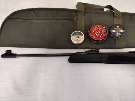 Vendo Carabina de aire comprimido DIANA PARTER N-TEC en calibre 5,5.
Graci precisión.
Estado impacable.
Regalo 02