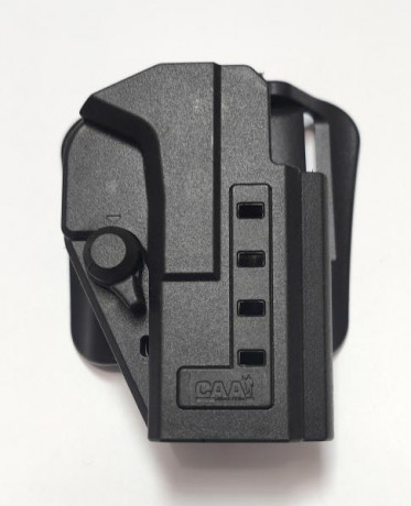 Vendo funda tactica multirretencion Holster marca CAA, para pistolas 1911, sin uso.

Características:
• 02