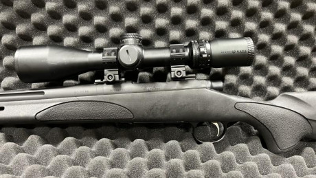 Se vende Remington 700 calibre .308 con cañón semi pesado fluteado y con rosca, lleva montado un disparador 00