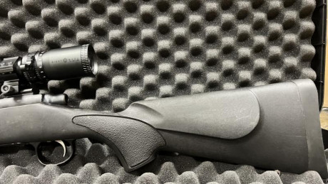 Se vende Remington 700 calibre .308 con cañón semi pesado fluteado y con rosca, lleva montado un disparador 12