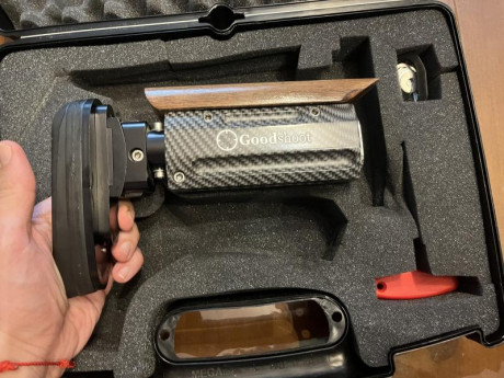 Buenas tardes, vendo cuerpo de culata Goodshoot, es decir como se ve en la foto, sin puños.

Precio 450€, 12
