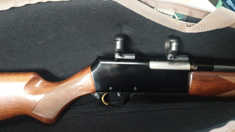 Vendo rifle Fn. Browwning BPR (corredera) calibre 30-06. Cañón 56 cm. peso 3.200 gr.
Bases y anillas Leupold 00