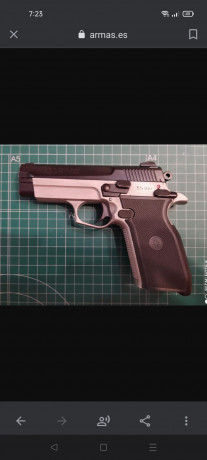 Hola. Vendo esta pistola impecable dos cargadores de 13 disparos armazón de aleación . mide lo mismo que 01