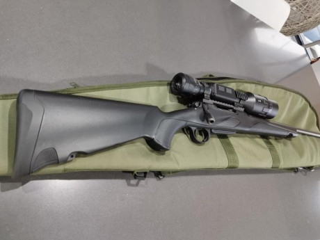 Hola a todos.
Pongo a la venta un Franchi Horizon calibre 30-06.
Habrá disparado dos cajas de balas. Utilizado 10