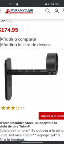 Busco esta pieza para airforce o gunspower salía en Ali pero ya no me sale 00