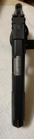 Vendo pistola STI modelo Trojan 1911-5 pulgadas, calibre 9mm.
Estado impecable, cargador original, 5 cargadores 01