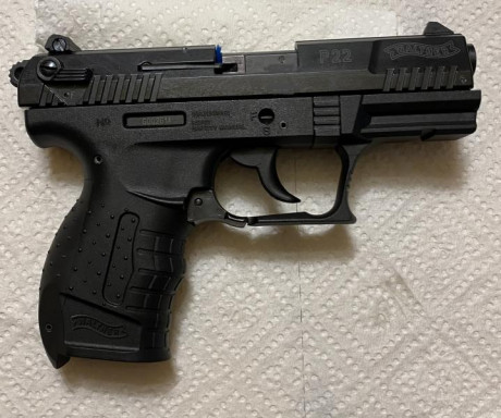 Vendo Walther del 22lr en perfecto estado, lleva dos cargadores y su caja, solo a disparado 200 tiros.
El 01