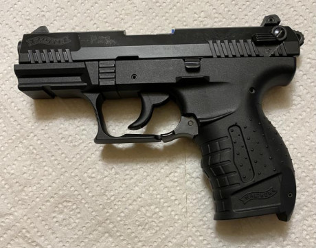 Vendo Walther del 22lr en perfecto estado, lleva dos cargadores y su caja, solo a disparado 200 tiros.
El 00