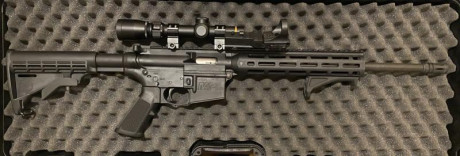 Vendo MP15-22 en perfecto estado, solo a disparado 400 tiros, 
Se vende como está en las fotos y con los 01