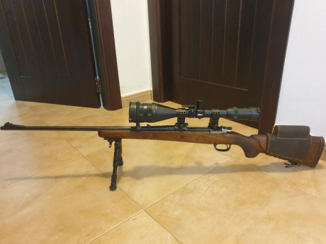 Vendo rifle Santa Barbara calibre 300wm con muy pocos diaparos,esta impecable
Lleva extras
Carrillera 01