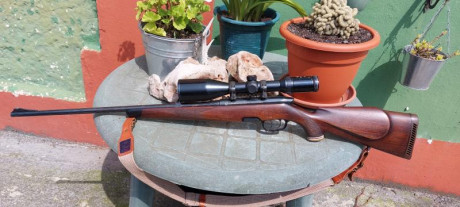 Buenas tardes.
Pongo en venta un Mannlicher modelo S en calibre 308 Win.
Cañon de 60 cm
Dos cargadores 12