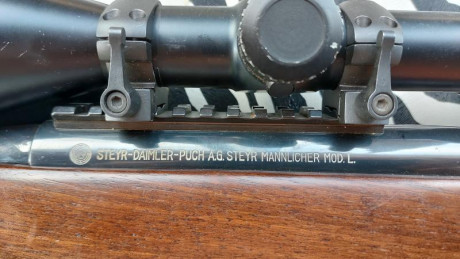Buenas tardes.
Pongo en venta un Mannlicher modelo S en calibre 308 Win.
Cañon de 60 cm
Dos cargadores 22