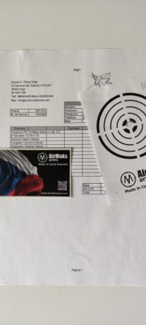 Hola, vendo AIRMAKS KATRAN L del calibre 5,5, el arma esta impoluta, como de tienda, pocos tiros, pues 50