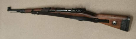 Carabina G33/40 fabricada por la fábrica checa de Brno en 1942 para los Gebirgsjäger, los famosos Cazadores 01