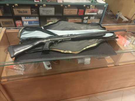 Vendo escopeta Franchi Affinity Cal. 20/76. Semiautomática.

Con choques 1, 3 y 5 más llave. Funda incluida.

Muy 02