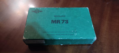 Vendo precioso e impoluto Manurhin MR73 4" modelo Police. Calibre .357 y 38 special. Documentado 02