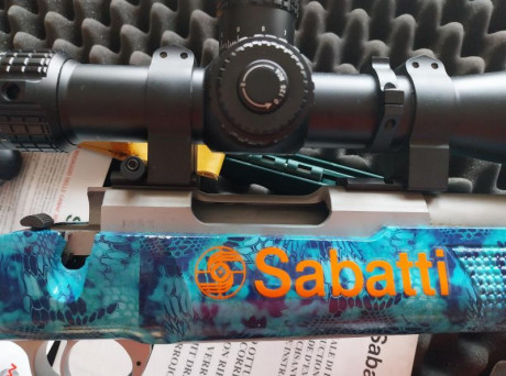 Por haberme retirado de F-Class vendo mi equipo compuesto por:
- Rifle Sabatti Tactical Syn en calibre 10