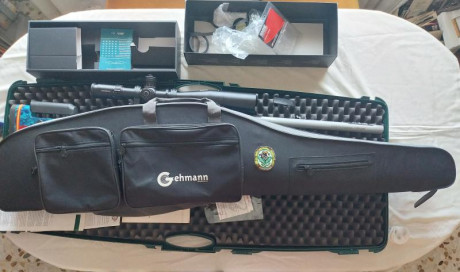 Por haberme retirado de F-Class vendo mi equipo compuesto por:
- Rifle Sabatti Tactical Syn en calibre 22