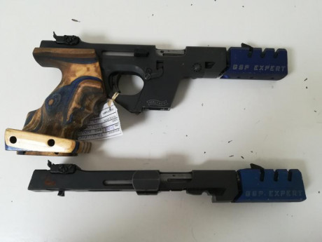 Vendo las siguientes armas:

1.- Walther GSP EXPERT calibre 22 lr + carro de 32 S&W ........................: 02
