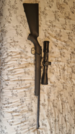 Se vende Rifle Marlin 17xt 17hmr.Capacidad 4+1.Peso 2.2kg.Es un juguete.Tiene sacado rosca y cubrerosca.Esta 01