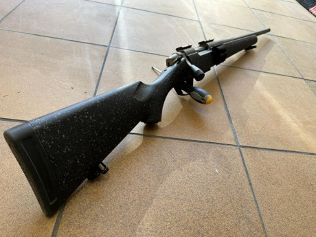 Buenos días,

Se vende Bergara b14 extreme hunter 308w del 2021 sin apenas uso, y sin marcas de uso.

Regalo 00