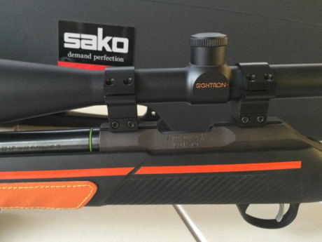 Oportunidad.Vendo carabina Sako Quad HB cal.22 LR,cañón Pesado.Visor Sightron SII 36x42 BRD.Todo NUEVO 00