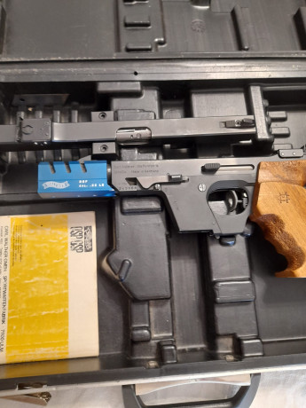 Vendo Walter gsp expeer del22 y carro del 32 gsp por falta de uso ,dos disparadores.cazavainas ,cachas 00