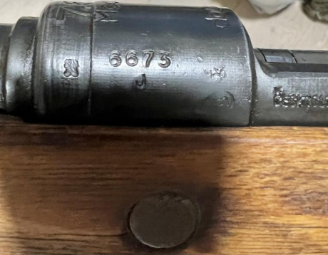 En venta Mauser Kar98k fabricado por dou (Waffen Werke Brünn AG) en 1945 y recalibrado en 308w por Israel 12