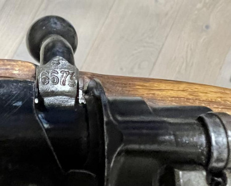 En venta Mauser Kar98k fabricado por dou (Waffen Werke Brünn AG) en 1945 y recalibrado en 308w por Israel 11