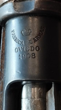 Vendo Tercerola Oviedo 1908 cal.7x57 
600 € Muy buen estado. 
Envio mas fotos por privado
Tl.600208347 00