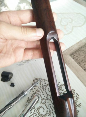 Vendo toda las partes no fundamentales de Mauser 98 fabricado en 1910.
Se trata del modelo Uruguayo de 50