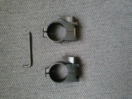 VENDIDO.


Vendo anillas desmontables Warne Máxima 215LM High/Altas, para tubos 30 mm. Para raíles Weaver/Picatinny. 11