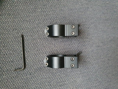 VENDIDO.


Vendo anillas desmontables Warne Máxima 215LM High/Altas, para tubos 30 mm. Para raíles Weaver/Picatinny. 20