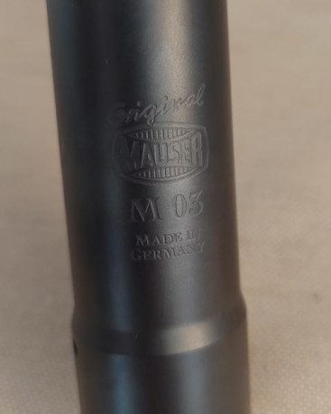 Hola, vendo cañón MAUSER M03, calibre 338 Win Mag. Muy muy pocos tiros, con funda de Neopreno. Con cabezal 02