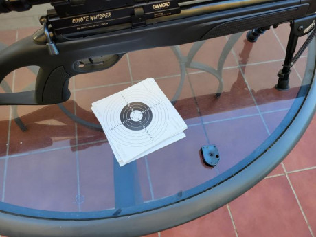 Carabina Pcp Gamo coyote whisper del 5,5 seminueva. Muy poco uso, es muy precisa y potente. No hace nada 00