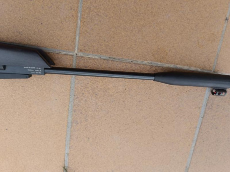 Se vende carabina Norica modelo Black Eagle en calibre 4,5. Funciona perfectamente, actualmente está sacando 00