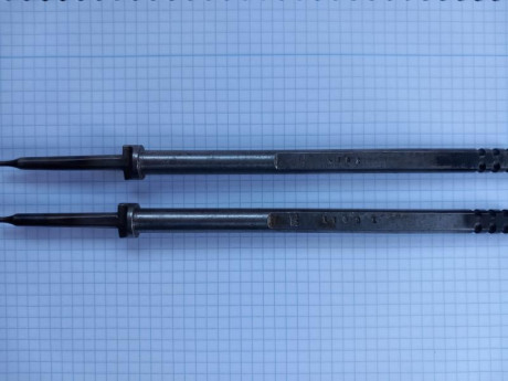Vendo dos agujas percutoras de k98 marcajes nazis ,60€ cada una 00