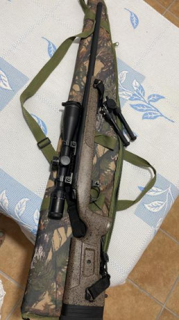 BERGARA B14 HMR Zurdo

 - Cal. 308Win
 - Cañón 24" Paso 1:10 
 - Rosca M18x1
 - Cañón flotante
 - 02