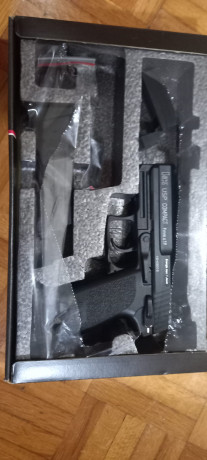 Vendo UMAREX HK USP COMPAT (nueva sin uso), green gas con 1 cargador.
Opcional picatinny rail impreso 01