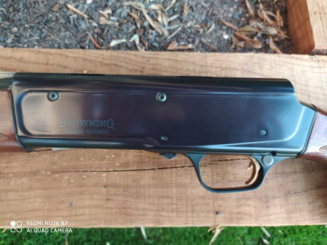 Buenas tardes

Pongo en venta mi Browning A5 Sweet Sixteen en calibre 16
Cañón de 66cm
Peso: 2,7Kg
Sistema 00